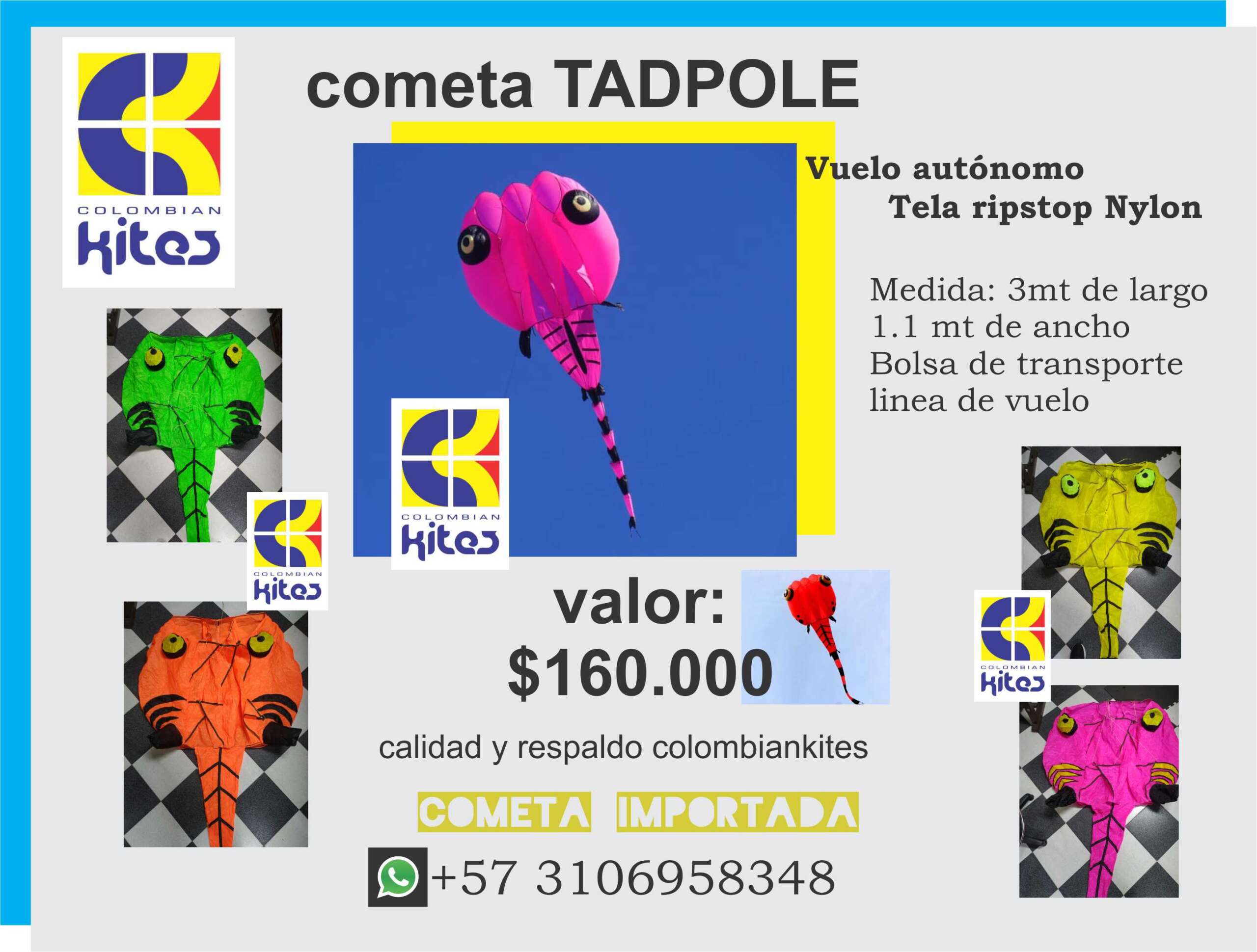 TADPOLE FOR SALE TADPOLE FOR SALE scaled ColombianKites